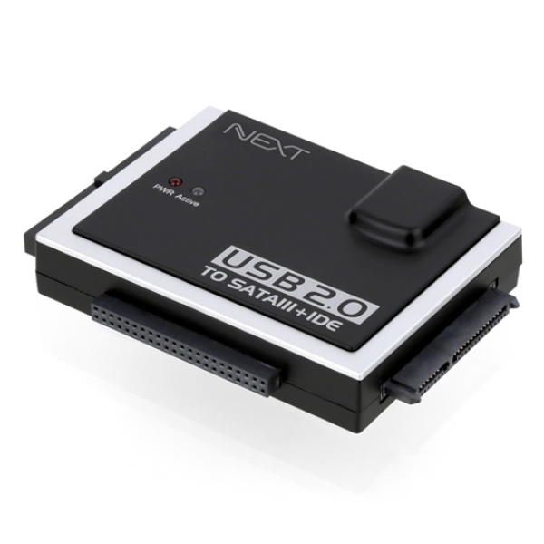 USB-A 2.0 to SATA/IDE 컨버터, NEXT-218 SATA/IDE NEW [블랙]