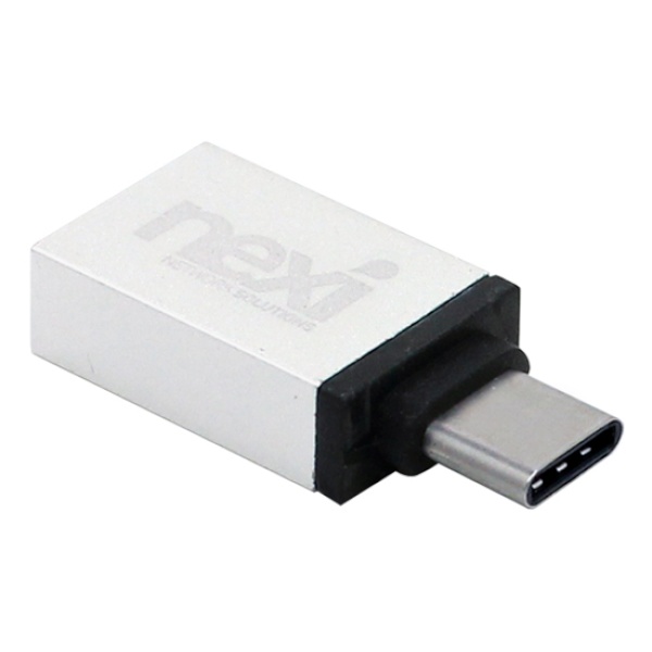 넥시 USB(F) to USB C타입(M) 변환젠더 [NX328] [실버]