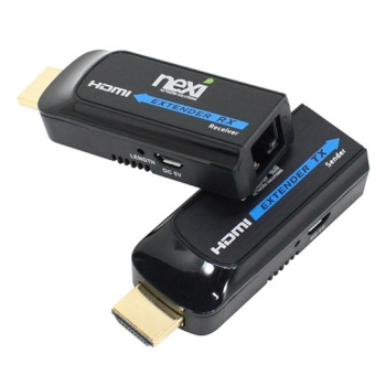 [NEXI] 넥시 HDMI 리피터 송수신기 세트, NX-HR50 [NX509] [최대50M/RJ-45]