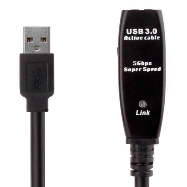 USB-A 3.0 to USB-A 3.0 M/F 리피터 연장케이블, NEXT-USB30U3PW [30m] *아답터 포함*