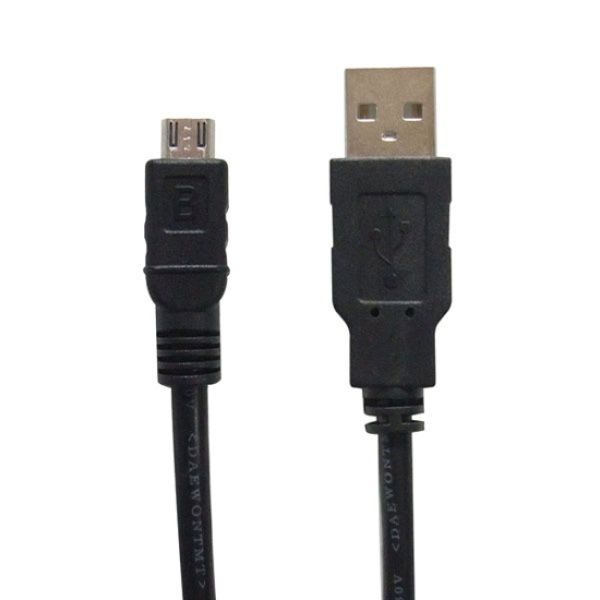 USB-A 2.0 to Micro 5핀 충전케이블, DW-USBM5-1M [블랙/1m]
