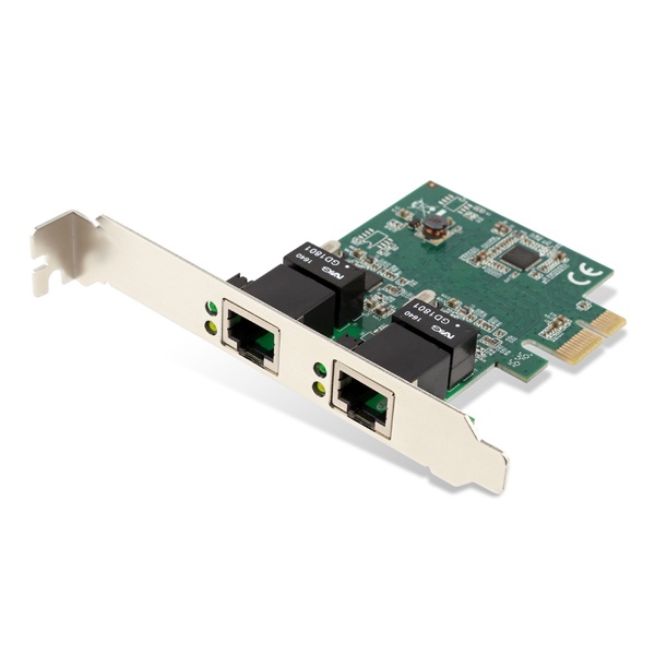 [이지넷유비쿼터스] 이지넷 NEXT-3102D EX (유선랜카드/PCI-E/1000Mbps/2port)