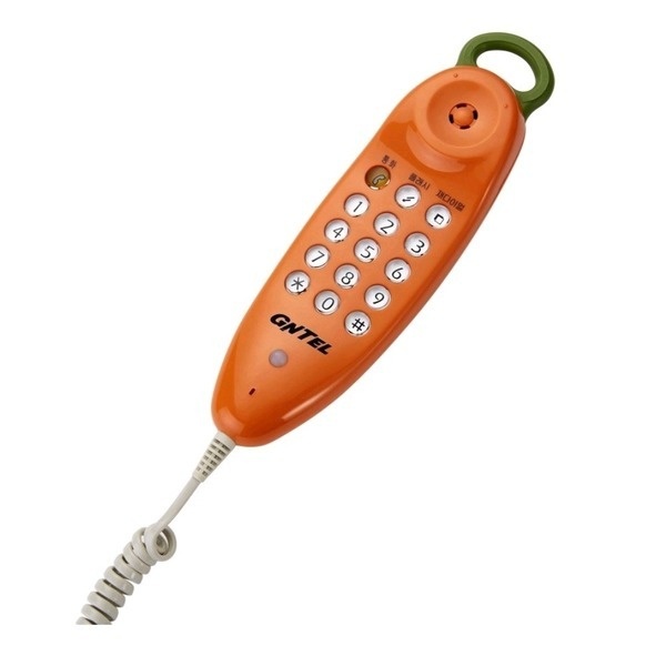 [지엔텔] 벽걸이형 유선전화기 GS-620 [색상선택] 주황색