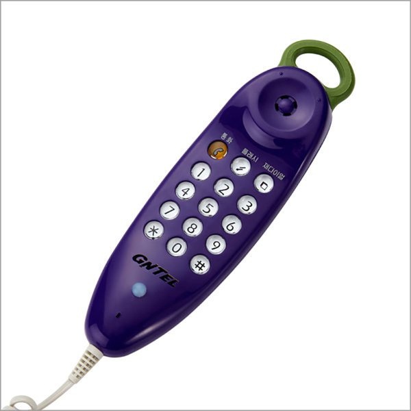 [지엔텔] 벽걸이형 유선전화기 GS-620 [색상선택] 보라색