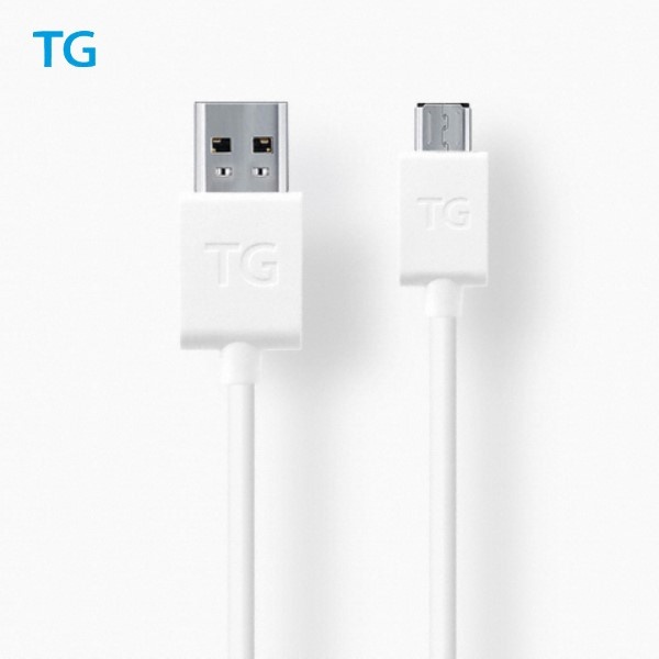 USB-A 2.0 to Micro 5핀 고속 충전케이블, TG-DC50 [화이트/1.2m]