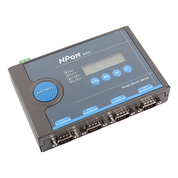 RS232, RS422, RS485 to RJ-45 컨버터, 100Mbps, NPort5450