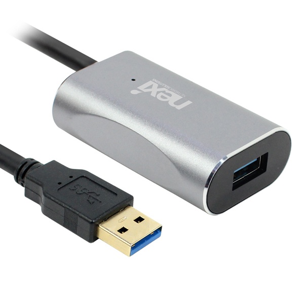 넥시 USB 3.0 연장 리피터 케이블 [AM-AF] 5M [NX538] [NX-USB30EX05]
