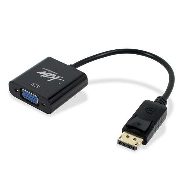DisplayPort to rgb(VGA) 컨버터, 오디오 미지원, MBF-DP15 [블랙]