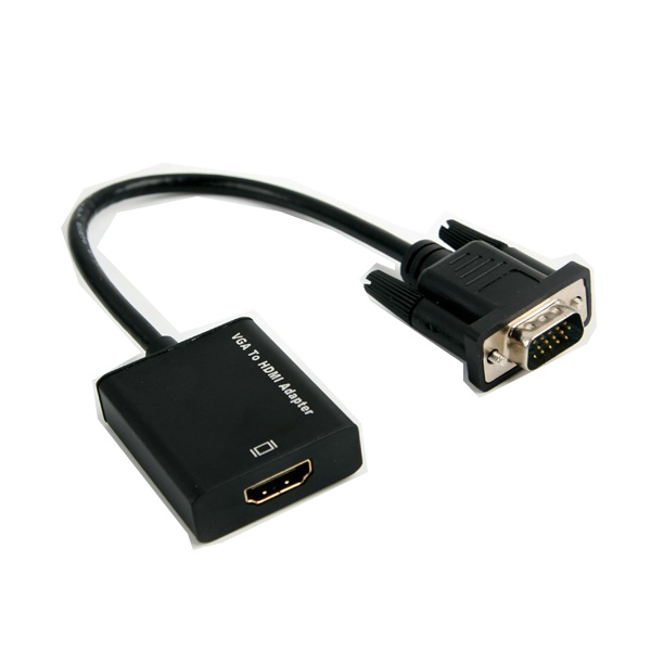 RGB(VGA) to HDMI 컨버터, 오디오 미지원, MBF-VTH01 [블랙]
