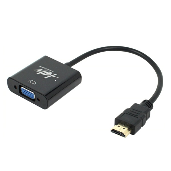 HDMI to RGB(VGA) 컨버터, 무전원 / 오디오 미지원, MBF-HTV01 [블랙]