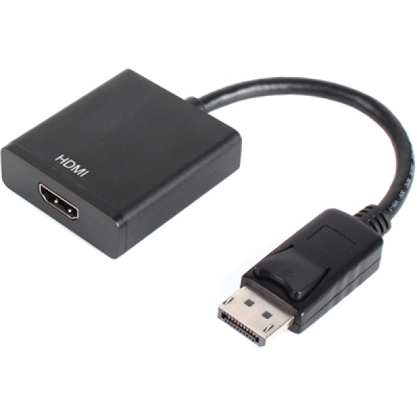 엠비에프 DisplayPort to HDMI 컨버터, 오디오 지원 [MBF-DP19] [블랙]