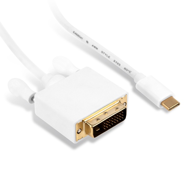 [이지넷유비쿼터스] 이지넷 USB 3.1 C타입 to DVI 케이블 1.8M [NEXT-2242TCD]