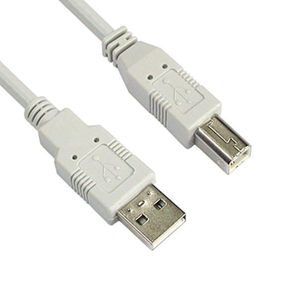 [AM-BM] USB-A 2.0 to USB-B 2.0 변환케이블, NETmate, NMC-UB220 [그레이/2m]