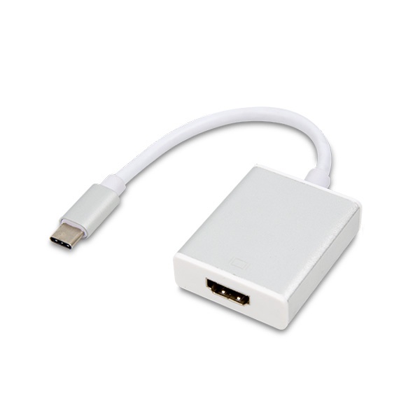 유니콘 USB Type-C to HDMI 컨버터, 오디오 미지원 [CV-600] [실버]
