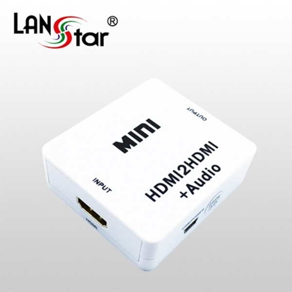 랜스타 HDMI 오디오 분리기 [HDMI 오디오 디임베더] [LS-HD2HDA] [화이트]