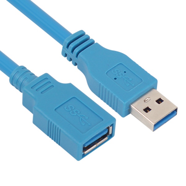 NETmate USB3.0 연장케이블 [AM-AF] [몰딩타입] 블루 [0.5M/NMC-UF305BLN]