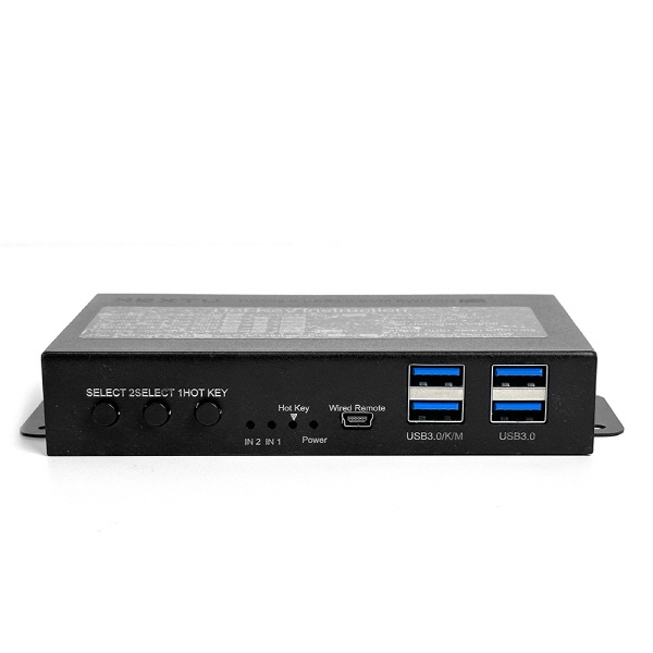 [이지넷유비쿼터스] 이지넷 NEXT-7002KVM [HDMI KVM스위치/2:1/USB/케이블별도]