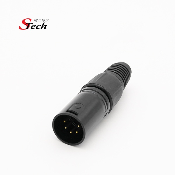 STech 캐논 5P(M) 조립용 컨넥터 [일반형]