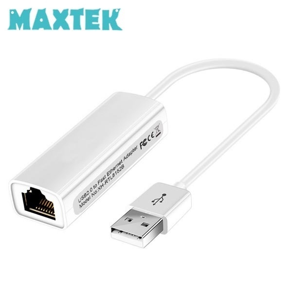 맥스텍 MT006 (유선랜카드/USB/100Mbps) 화이트