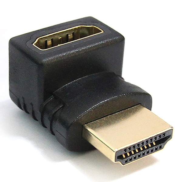 마하링크 HDMI(F/M) 상향꺾임 연장젠더 [ML-HG02] [블랙]