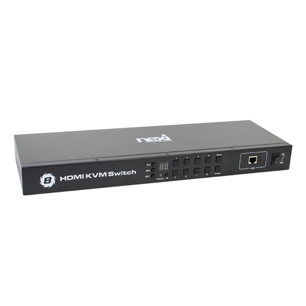 넥시 NX-7208KVM [HDMI KVM스위치/8:1/USB/케이블미포함] [NX617]