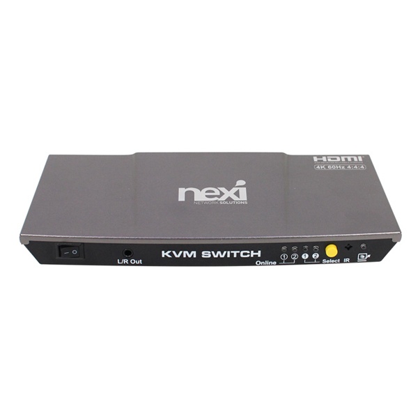넥시 NX-7202KVM-4K [HDMI KVM스위치/2:1/USB/케이블별도] [NX616]