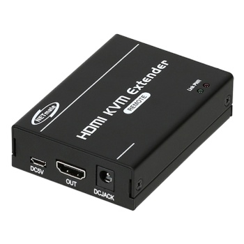 [강원전자] NETmate HDMI KVM 리피터 수신기, NM-QMS3305R [최대150M/RJ-45/단독사용불가]