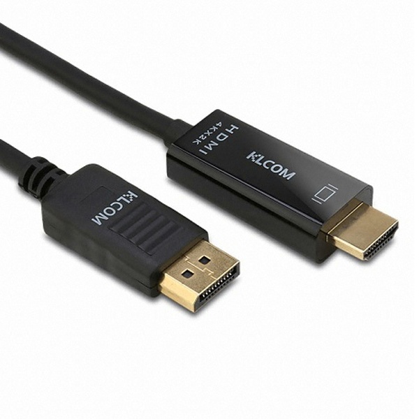 DisplayPort 1.2 to HDMI 1.4 변환케이블, 락킹 커넥터, KL106-KL110 [3m]