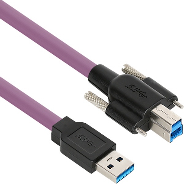 NETmate High-Flex USB3.1 케이블 [AM-BM(Lock)] 2M [CBL-HFPD3igS-2m]