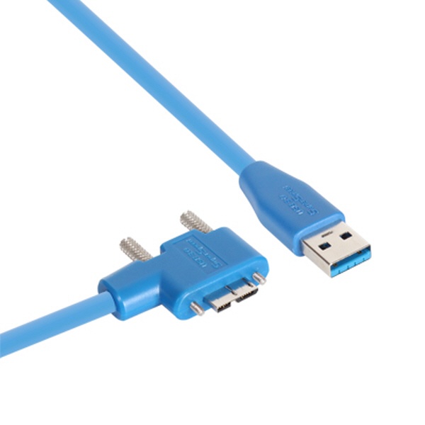 NETmate High-Flex USB3.0 꺽임 케이블 [AM-BM] 2M [오른쪽] [CBL-HFPD302MBS-2mRA]