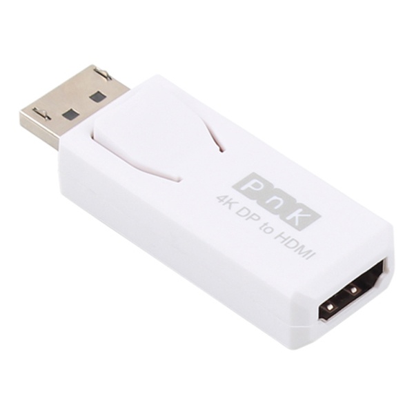 PnK DisplayPort to HDMI 컨버터, 오디오 지원 [P055A] [화이트]