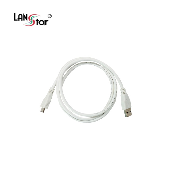 랜스타 USB C타입 케이블 [CM-AM] 1M [화이트/LS-U31-CM3AM-1M]