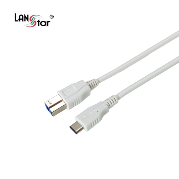 랜스타 USB 3.1 C타입 케이블 [CM-BM] [1M/화이트] [LS-U31-CM3BM-1M]
