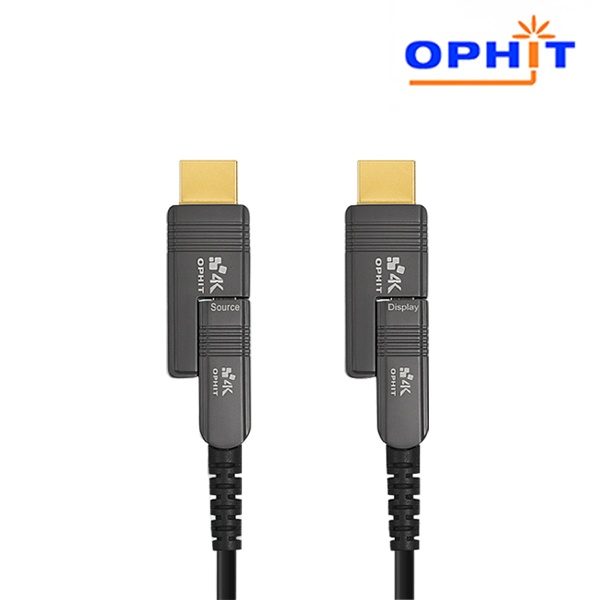 HDMI to HDMI 2.0 광케이블, 배관용 양쪽 분리형 멀티소켓, FTAH-100 [100m]