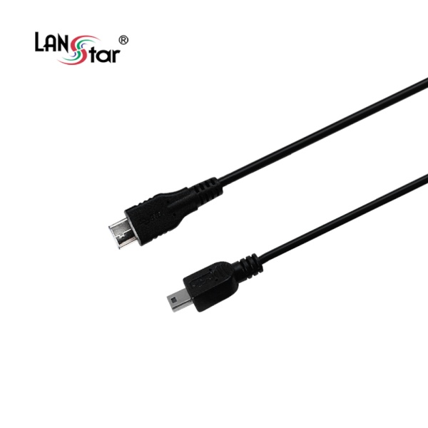 랜스타 USB 3.1 C타입 케이블 [CM-Mini 5P] [1M/블랙] [LS-U31-CM2MIN-1M]