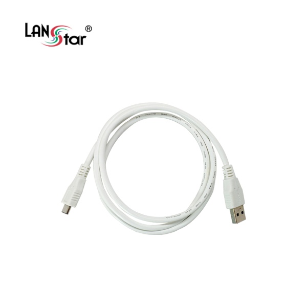 랜스타 USB C타입 케이블 [CM-AM] 2M [화이트/LS-U31-CM3AM-2M]