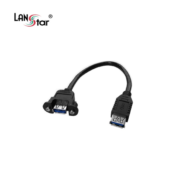 랜스타 USB3.0 연장 판넬형 케이블 [AF-AF] 0.2M [LS-USB3.0-FFS0.2M]