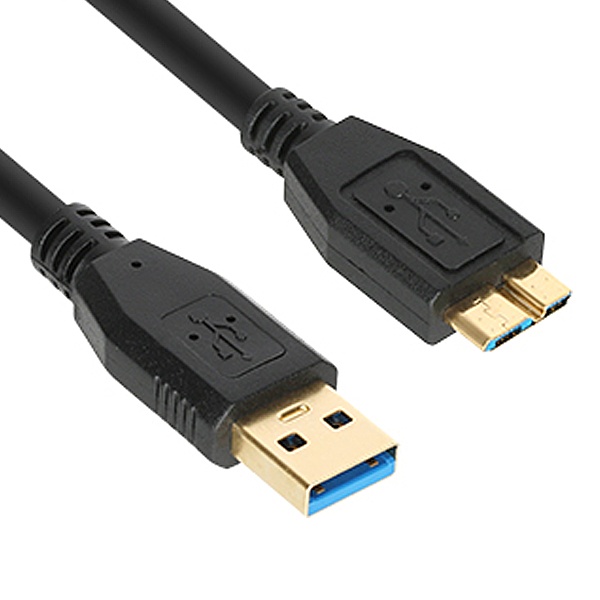 USB-A 3.0 to Micro B 3.0 변환케이블, NM-UM330BKZ [블랙/3m]