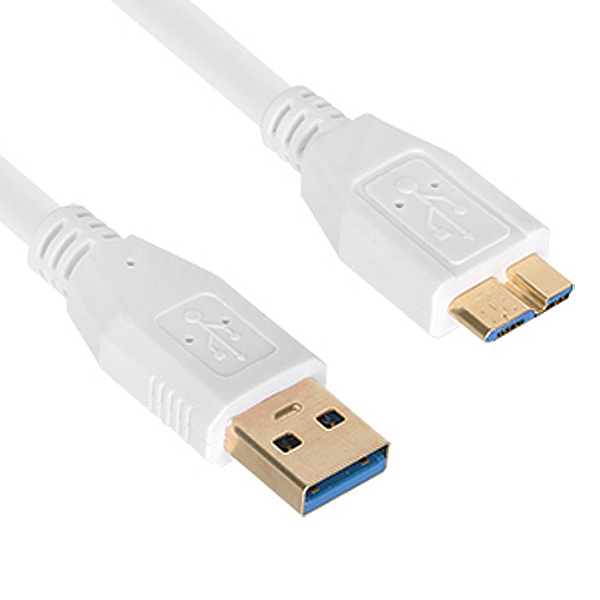 USB-A 3.0 to Micro B 3.0 변환케이블, NM-UM330Z [화이트/3m]