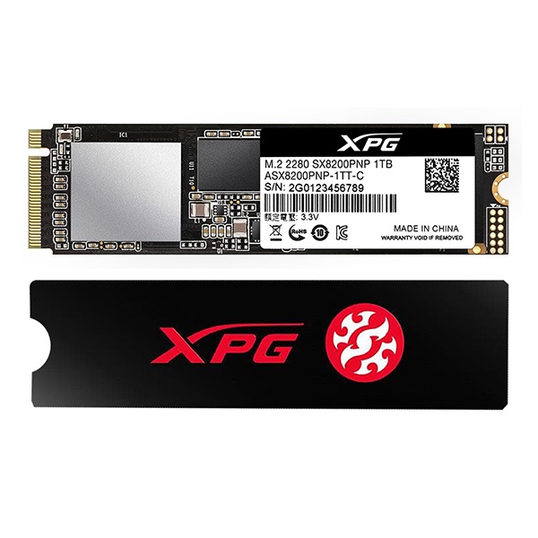 XPG SX8200 PRO M.2 NVMe 2280 [1TB TLC] 방열판