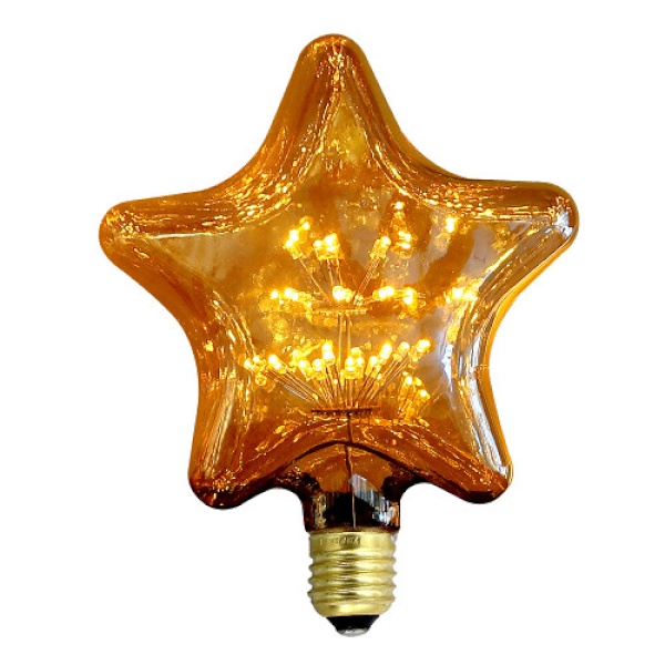 LED에디슨전구 스타 불꽃 에디슨램프 [3W]