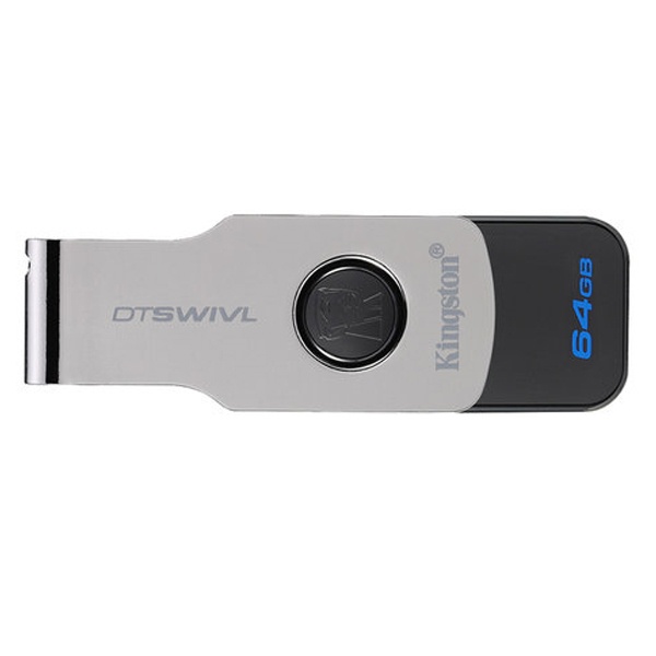 USB, DataTraveler DTSWIVL [64GB/메탈블랙]