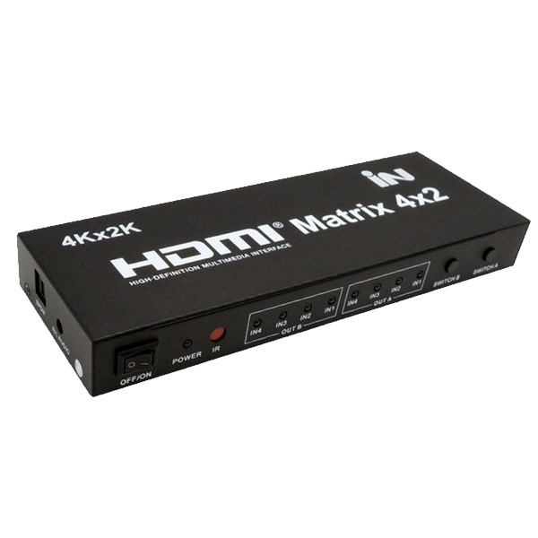 인네트워크 IN-HD402 [매트릭스 분배기/4:2/HDMI/4K*2K/30Hz]
