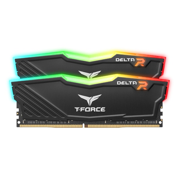 T-Force DDR4 PC4-25600 CL16 Delta RGB 블랙 서린 [16GB (8GB*2)] (3200)