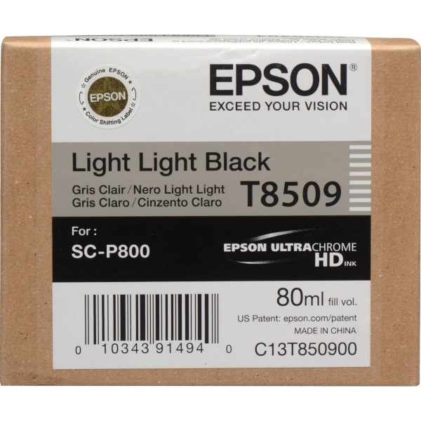 정품포토잉크 T850900 Light Light Black (SC-P800/80ml)