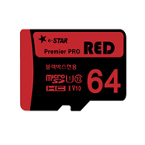 MicroSDHC/XC, Premier Pro RED,Class10, UHS-I (U1) (블랙박스전용) MicroSDXC 64GB