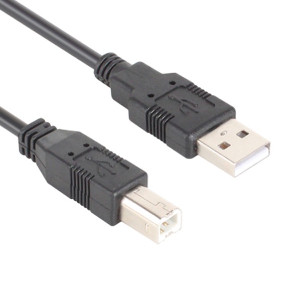 [AM-BM] USB-A 2.0 to USB-B 2.0 변환케이블, NMC-UB220BK [블랙/2m]