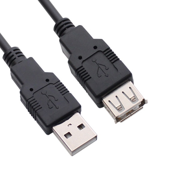 [AM-AF] USB-A 2.0 to USB-A 2.0 M/F 연장케이블, NMC-UF230BK [블랙/3m]