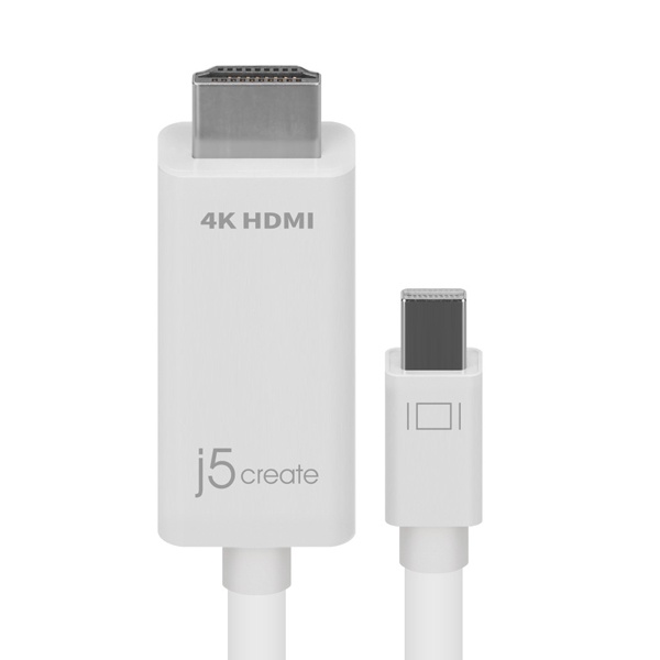 J5CREATE Mini DisplayPort to HDMI 케이블 1.8M [NEXT-JDC159]