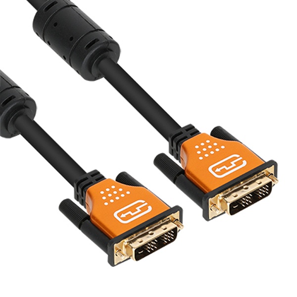 DVI-D 싱글 케이블, 골드메탈, NETmate, 락킹 커넥터, NMC-DS30GZ [3m]